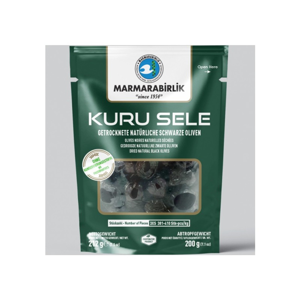 Marmara Birlik Salamura Zeytin 3XS (381-410) 200g